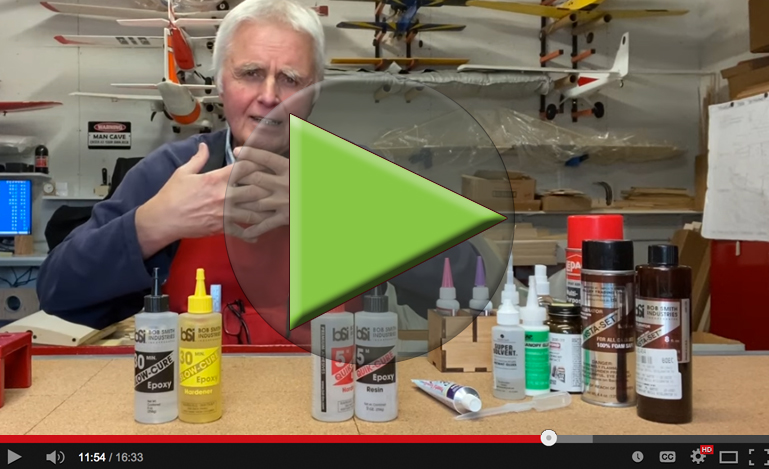 Ricks RC Flying - Glue Introduction - Best CA Glues - CA Adhesives - Thin CA - Accelerant - Insta-Set - Insta-Cure - BSI Adhesives