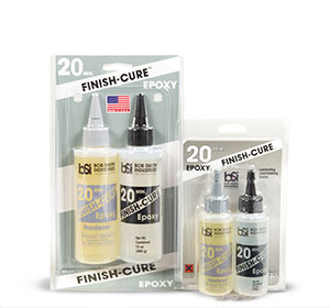 Finish-Cure - 20 Minute Epoxy - Finishing Epoxy - Substitute for Polyester resins- BSI Adhesives