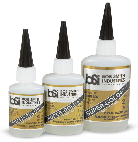 Super-Gold+ - Odorless Cyanoacrylate - Foam Safe CA - Cyanoacrylate - BSI Adhesives