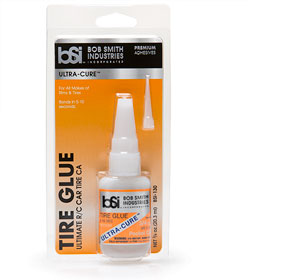 RC Car Tire Glue - Rubber Tire Cyanoacralate - Rims and Tire Super Glue - BSI Adhesive